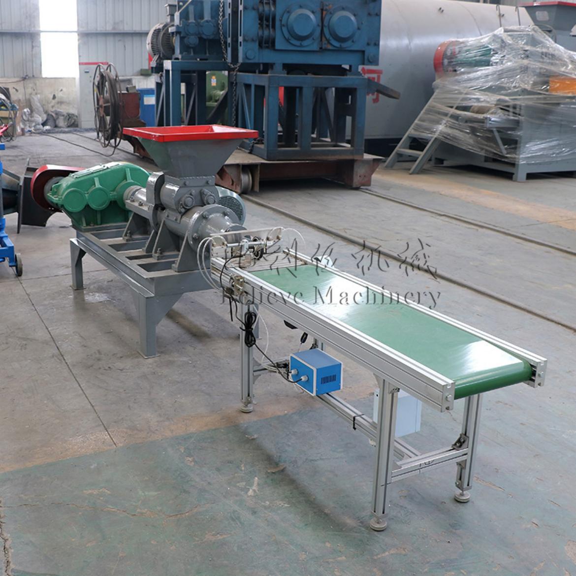 Charcoal extrude machine in factory