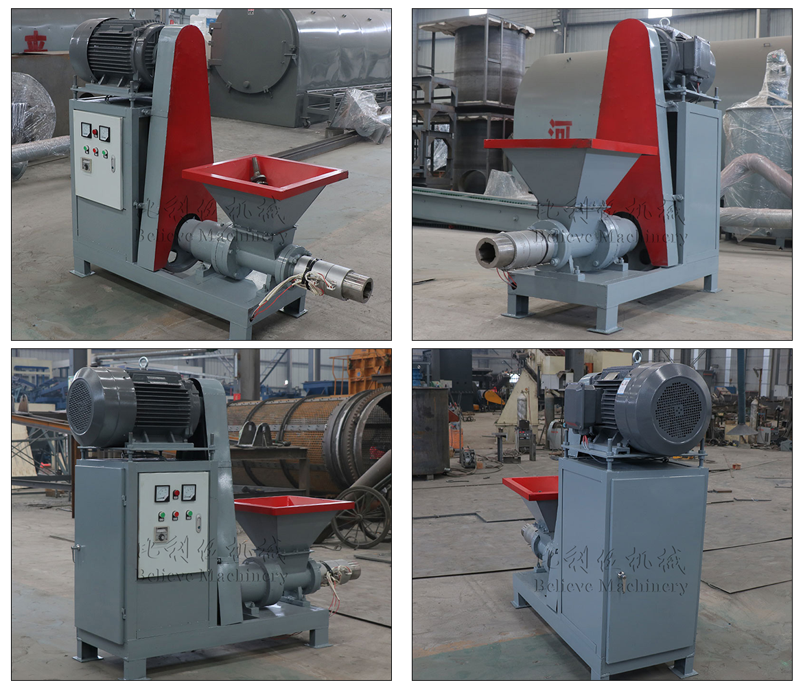 Sawdust Extrude Machine in Factory